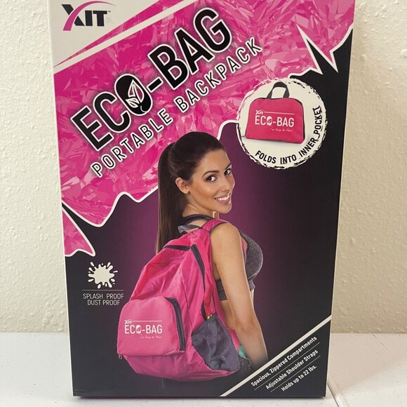 Xit Lightweight Splash Proof Material Packable & Foldable Backpack, New - Picture 6 of 8